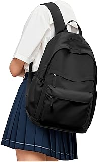 Lightweight School Travel Water Resistant Rucksack Backpack, Laptop Casual Daypack College Secondary School Bags Bookbag for Teenage Girls Boys Women Men